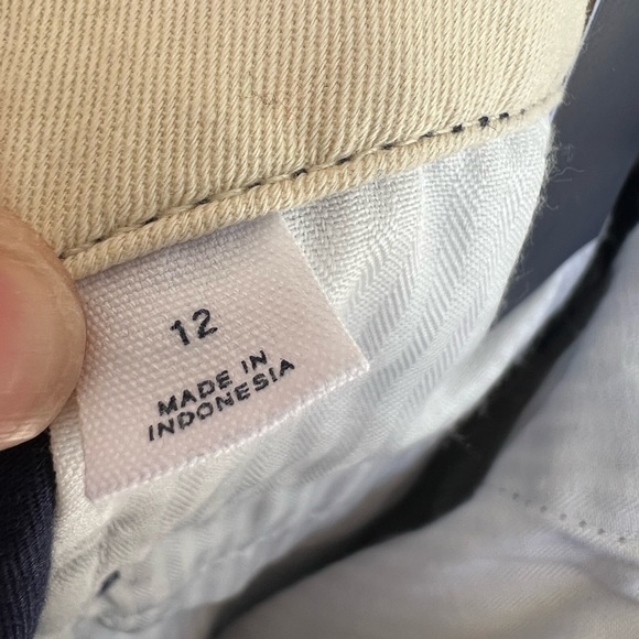 Gap kids navy blue pants size 12 nwt - Picture 4 of 7